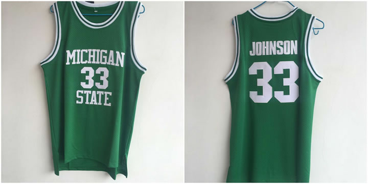 Michigan State Spartans 33 Magic Johnson Green College Basketball Jersey,We sell and wholesale Michigan State Spartans 33 Magic Johnson Green College Basketball Jersey on line form chian!